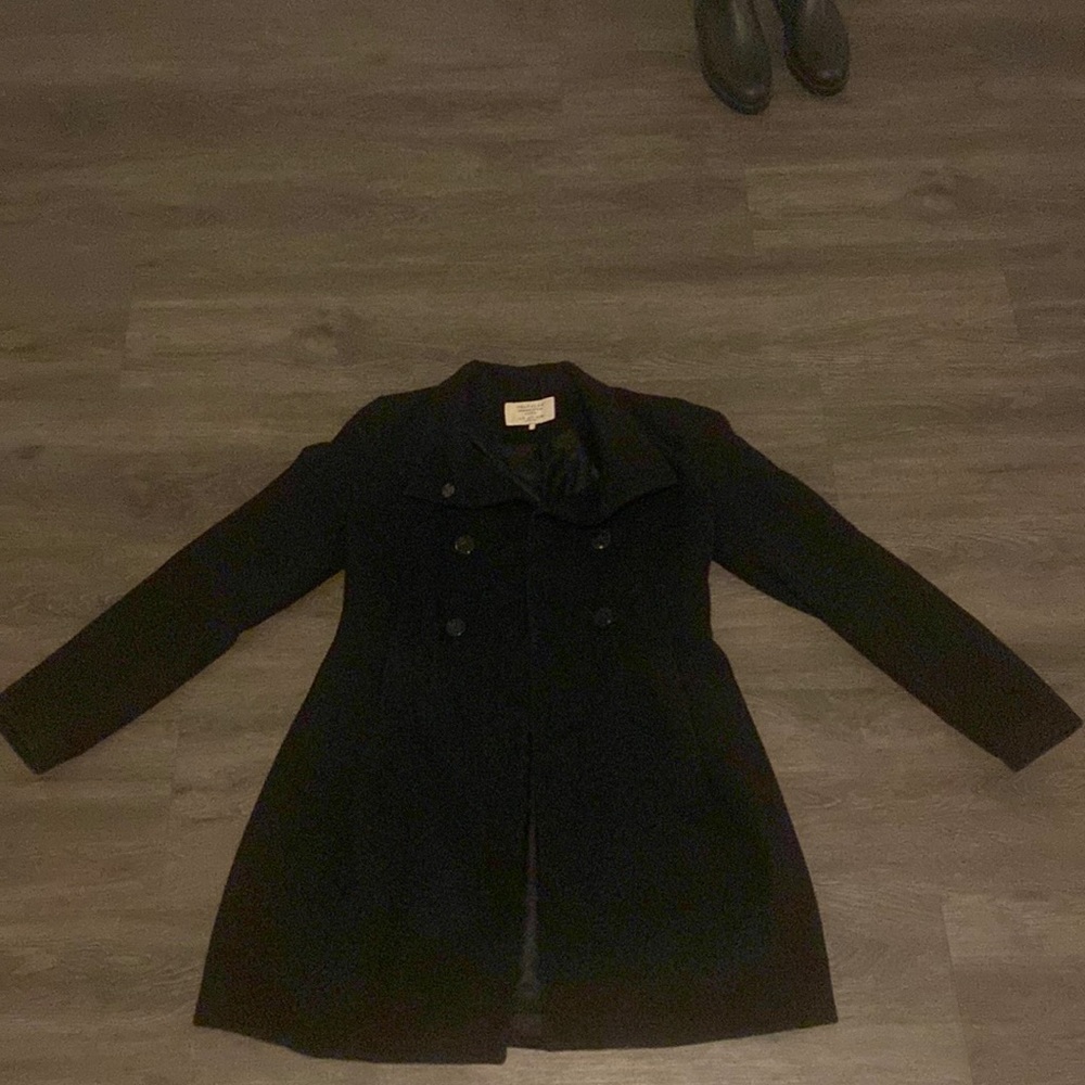 Zara Black Pea coat
